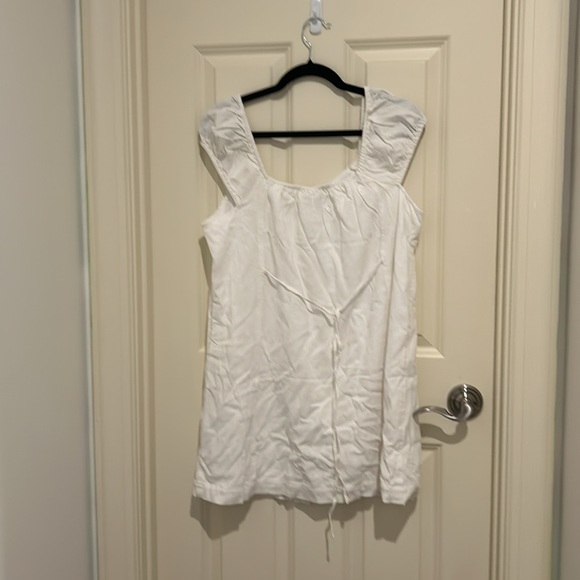 AE Puff Sleeve Button-Up Mini Dress - Picture 4 of 5